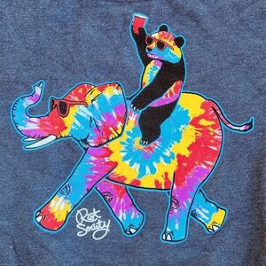 Riot Society Psychedelic Panda And Elephant Sweatshirt